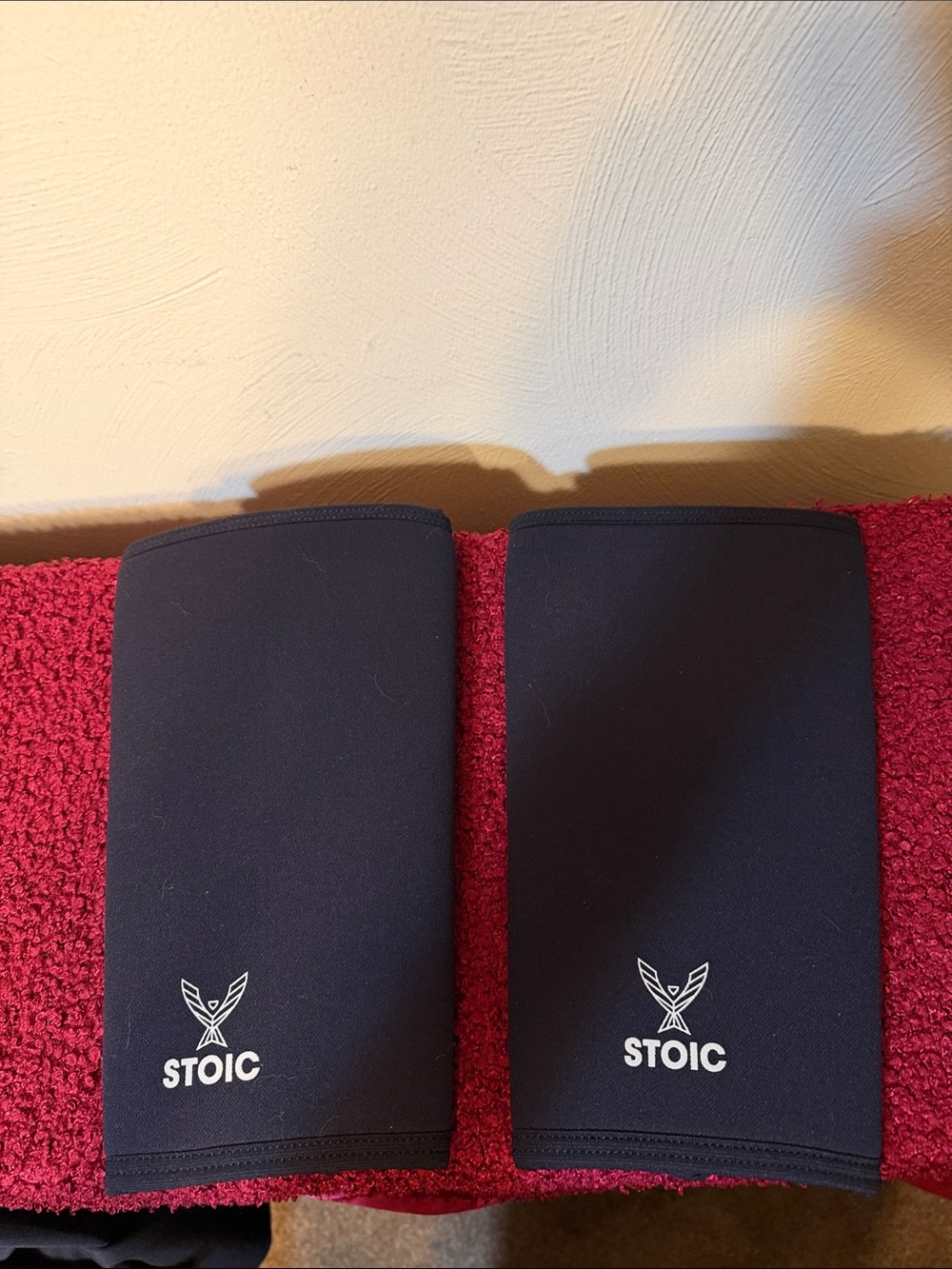 Stoic weightlifting powerlifting knee sleeves medium